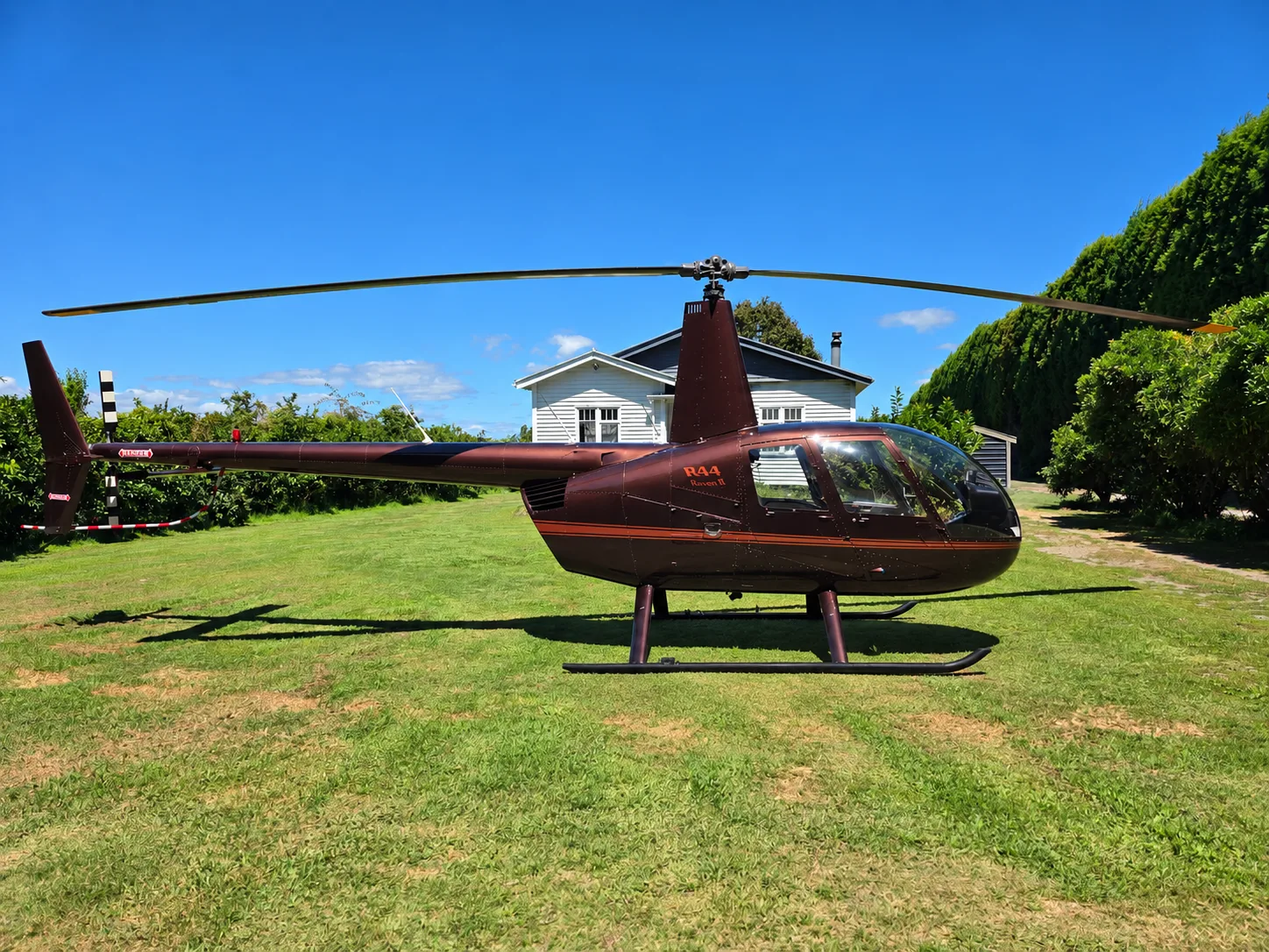 Exterior view of a 2007 Robinson R44 Raven I Helicopter.