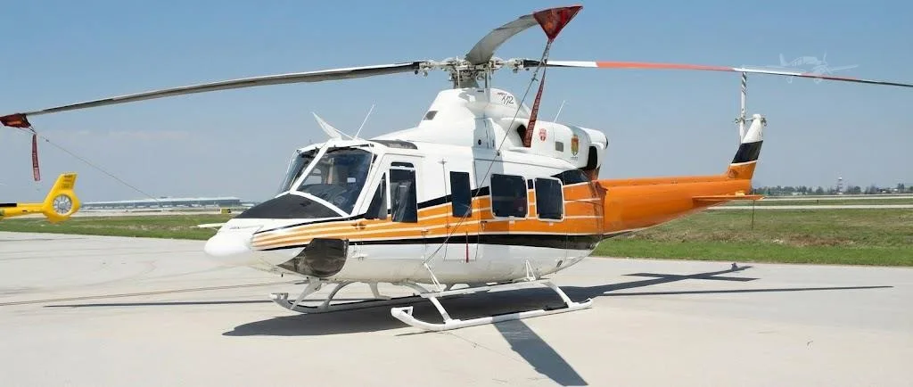Exterior view of a 1997 BELL 412EP, N67TL.