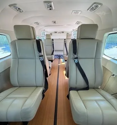 Cabin interior of a 2021 CESSNA CARAVAN 208B GRAND EX AMPHIBIAN.