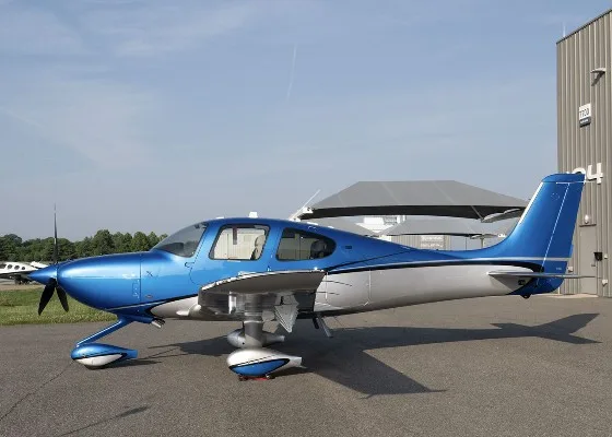 Marketing image of a 2025 Cirrus SR22-G7.