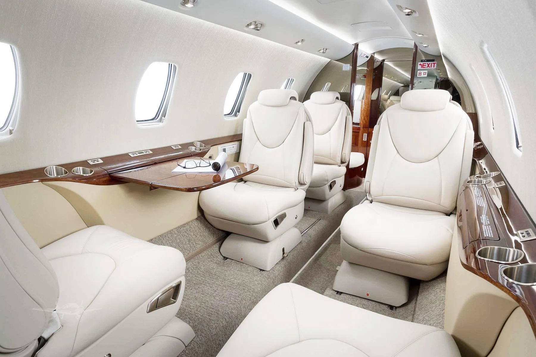 Cabin interior of a 2014 CESSNA CITATION XLS+.