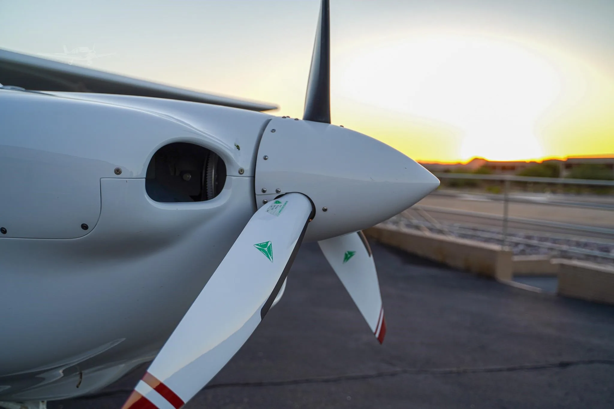 Exterior view of a 2021 TECNAM P2010 MKII, N253CM.