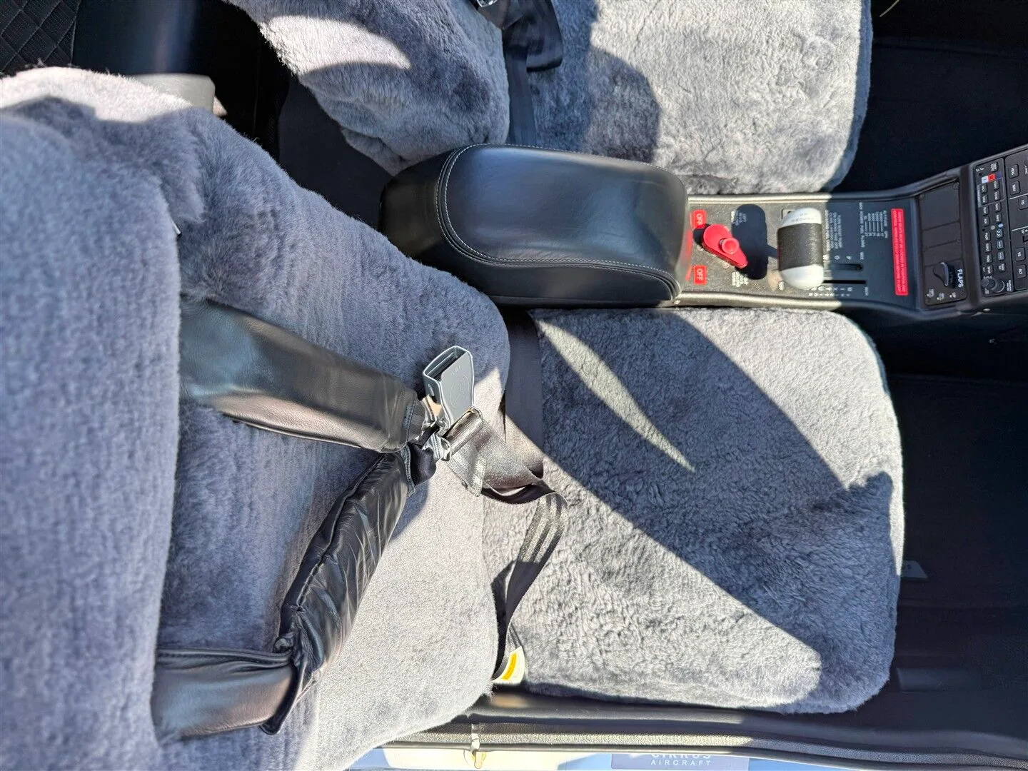 Cabin interior of a 2019 Cirrus SR22-G6 GTS.