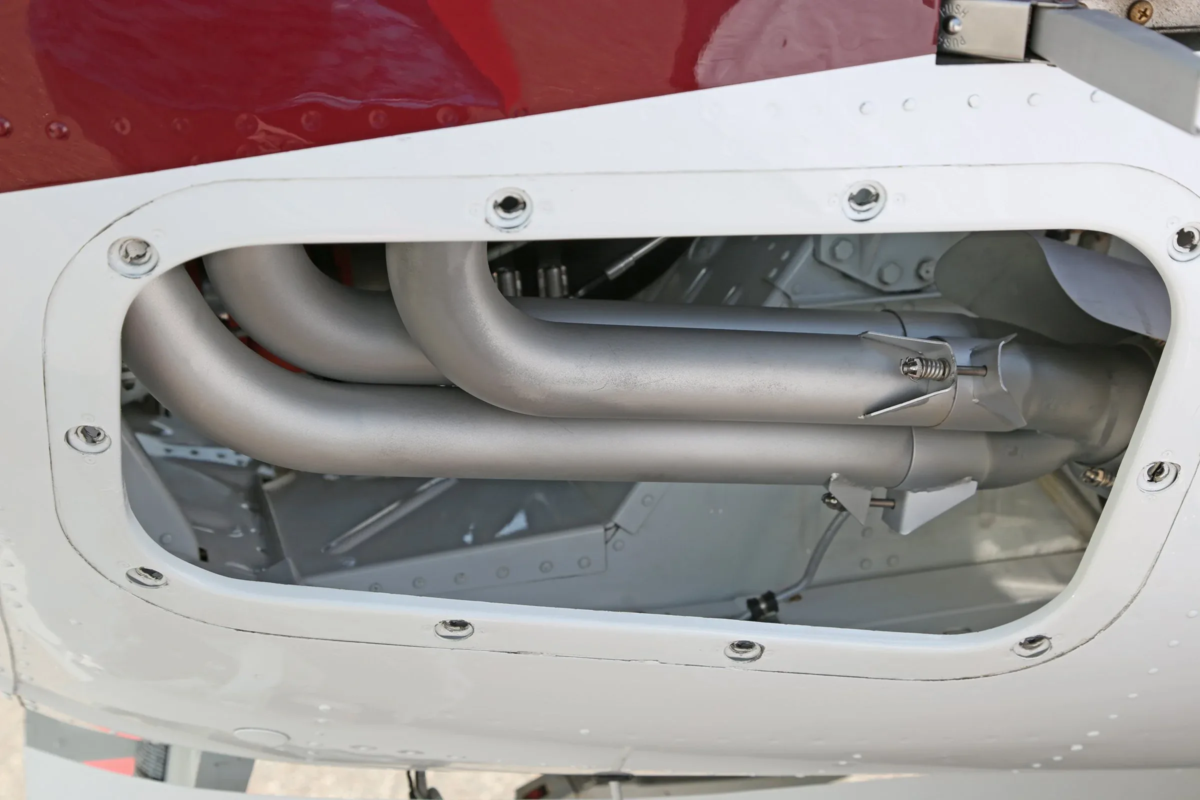 Engine detail of a 2007 Beechcraft G36 BONANZA 60th Anniversary Ed.
