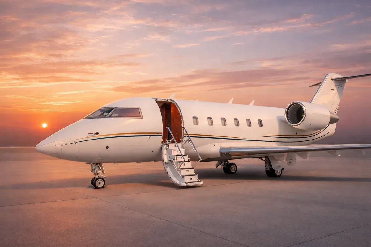 Avionics suite of a 1990 Bombardier Challenger 601-3A SN 5076.