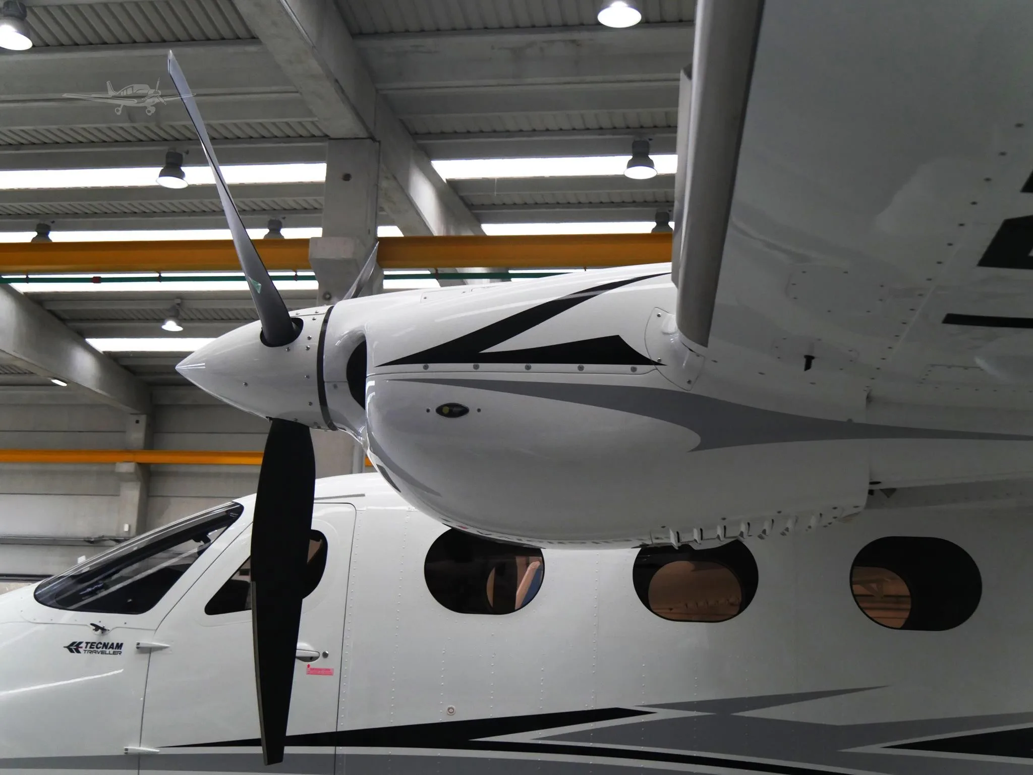 Exterior view of a 2026 TECNAM P2012 TRAVELLER.