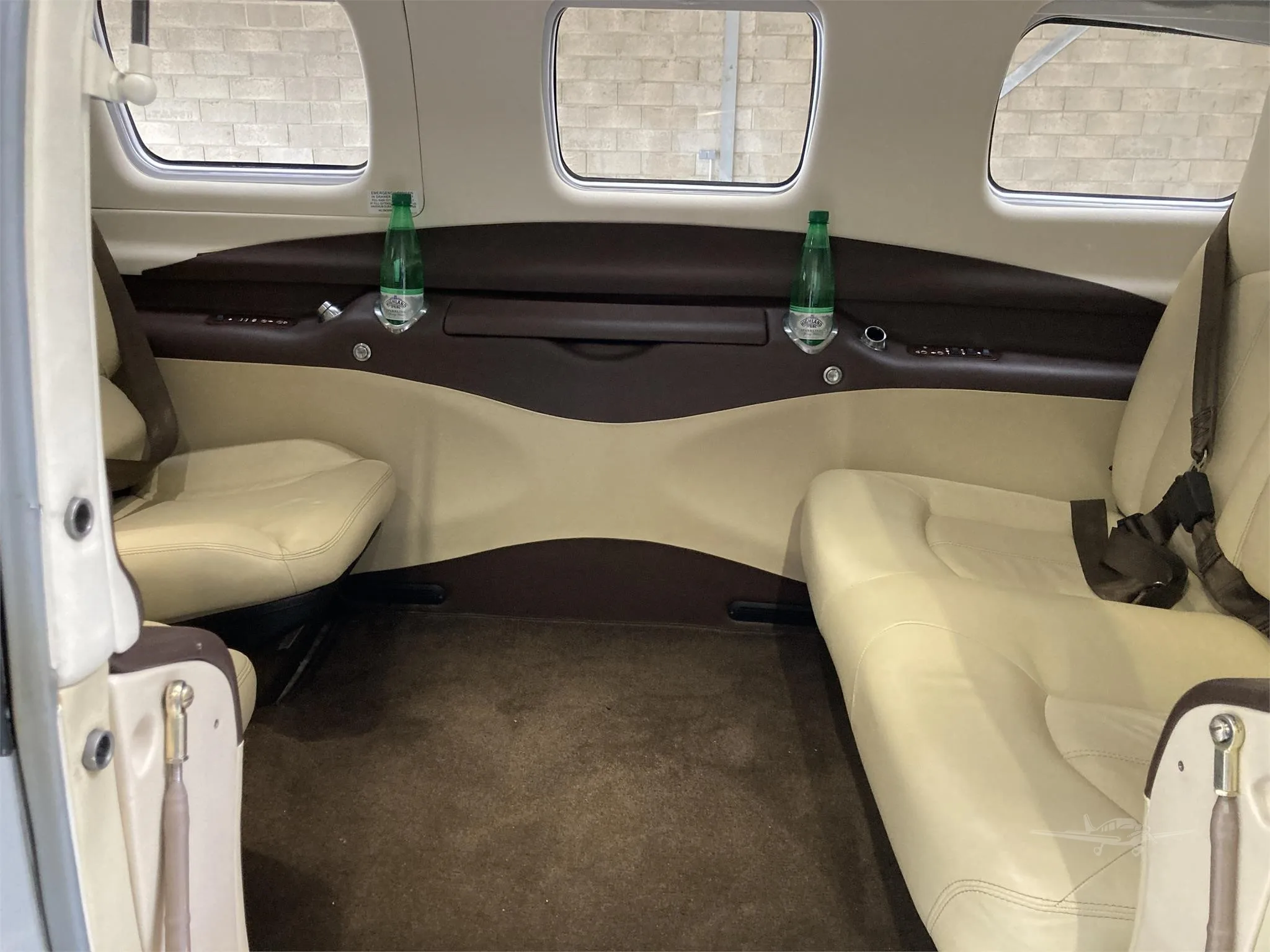 Cabin interior of a 2016 PIPER M350.