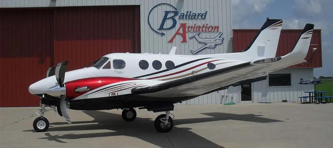 Exterior view of a 2013 Beechcraft King Air C90GTx -135A’s Collins Pro-Line 21 Raisbeck.