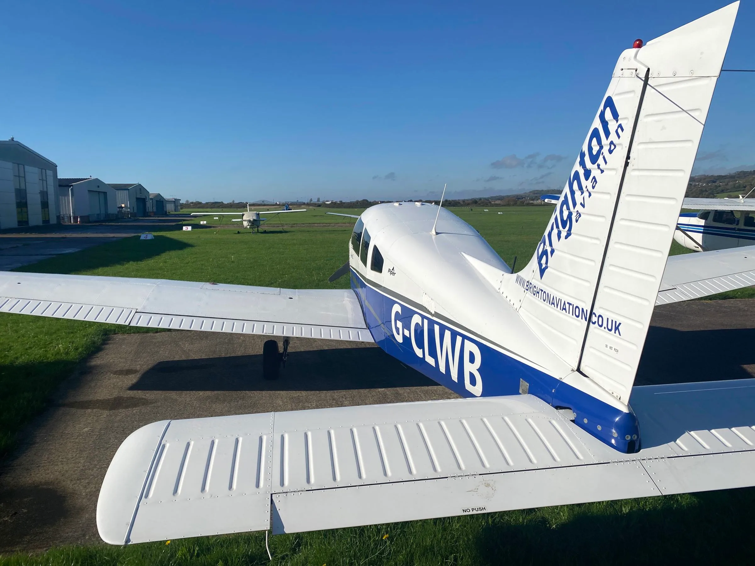 Exterior view of a 2010 Piper PA-28-161 Warrior III.