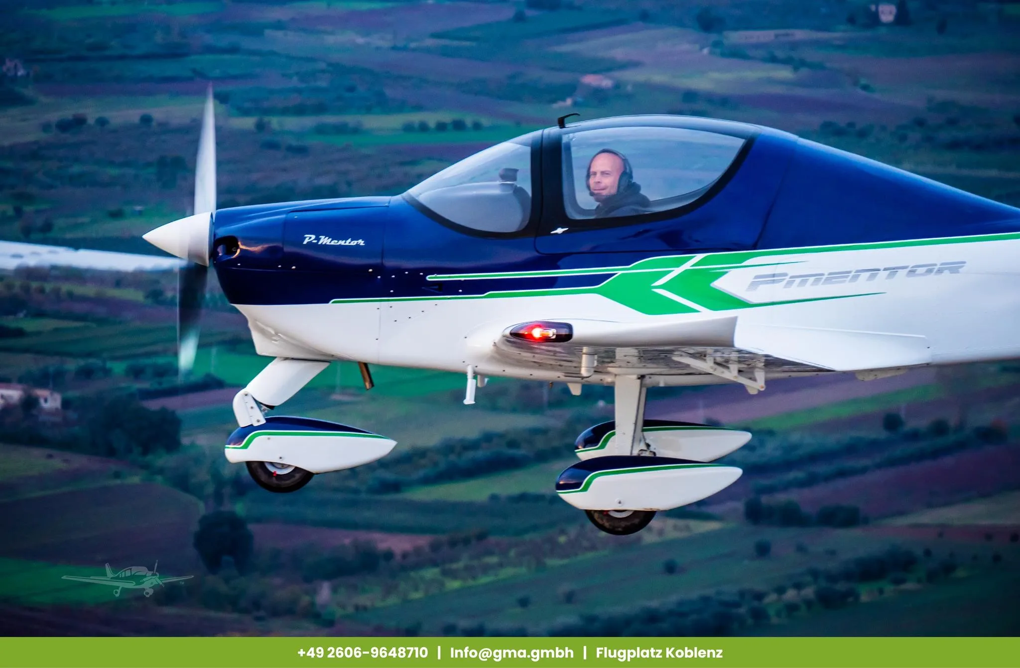 Marketing image of a 2027 TECNAM P MENTOR.