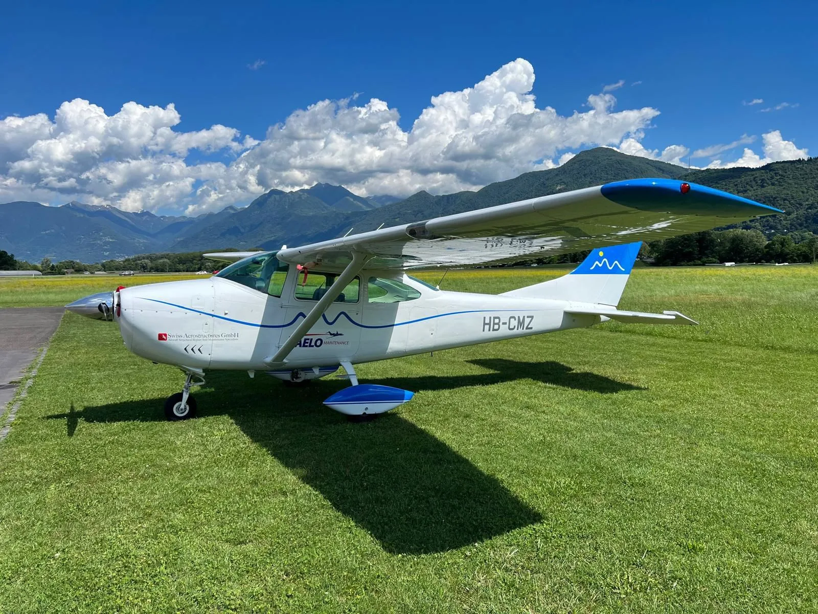 Exterior view of a 1965 Cessna 182H Skylane.
