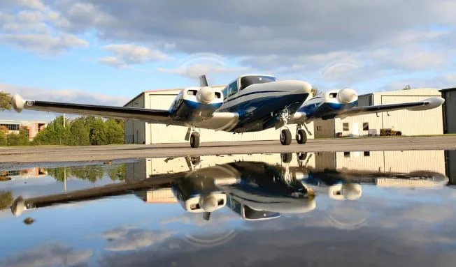 Marketing image of a 1969 Piper PA-30 Super Turbo Twin Comanche 1969.