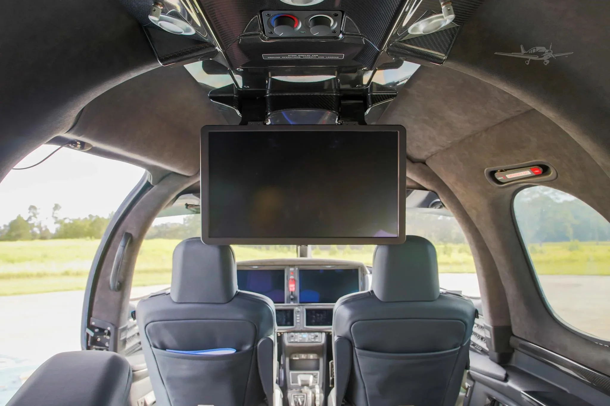 Cabin interior of a 2025 Cirrus Vision SF50 G2+.