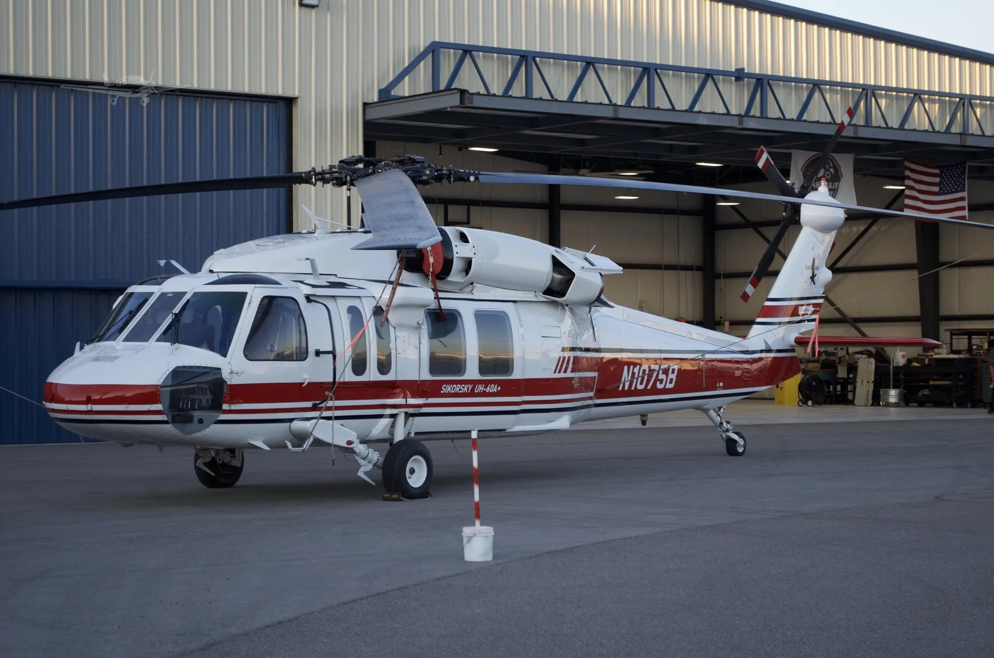 Exterior view of a 1980 SIKORSKY UH-60A BLACK HAWK.
