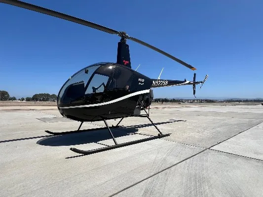 Marketing image of a 2021 Robinson R22.