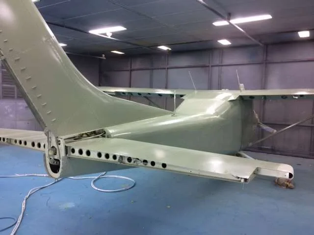 Exterior view of a 1979 Cessna C182Q.