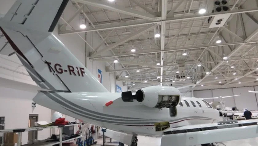 Exterior view of a 1994 Cessna Citation CJ 525-0072, TG-RIF.