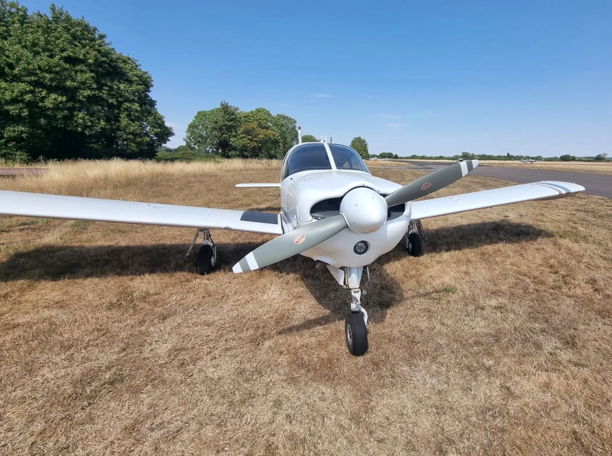 Exterior view of a 1968 Piper PA-28R-180 Arrow.