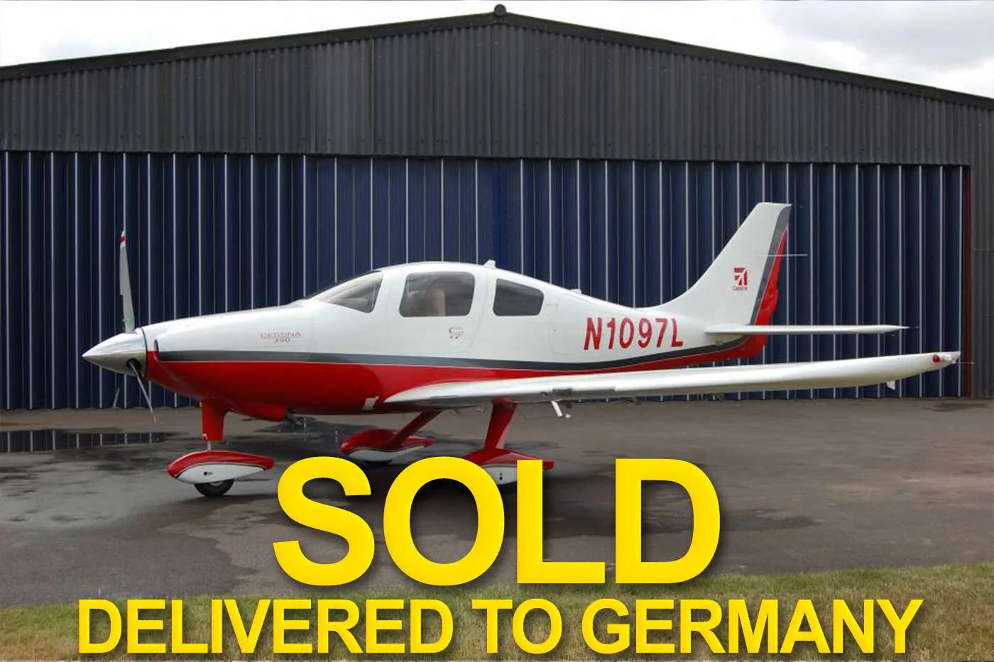 Exterior view of a Tecnam P2008JC MKII.