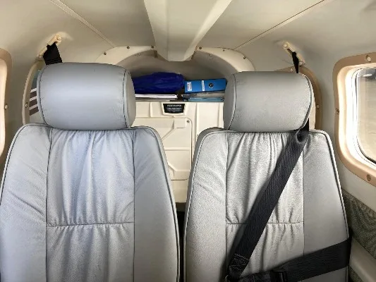 Cabin interior of a 2000 Piper Archer III.
