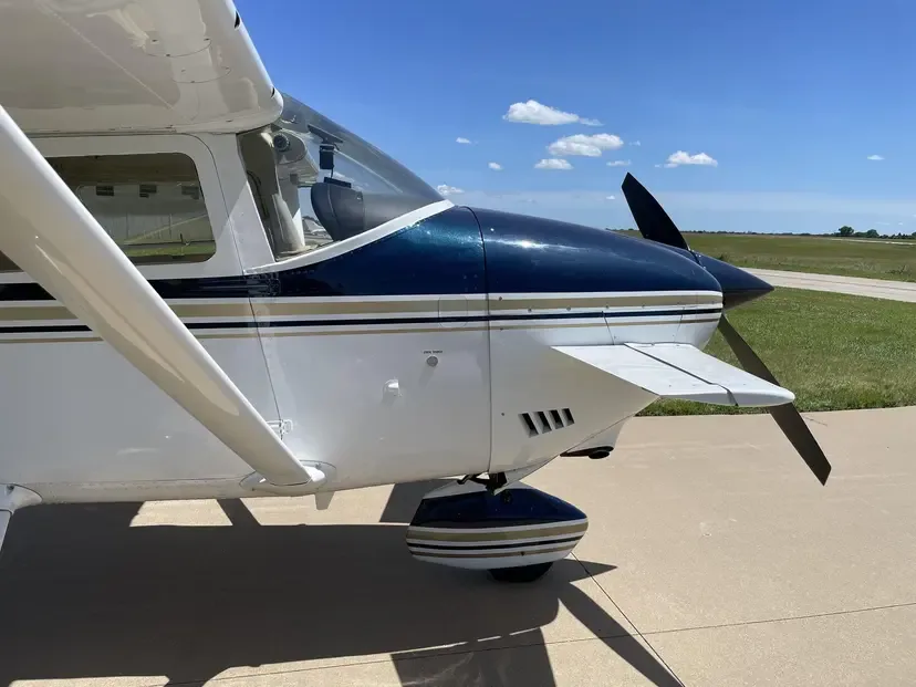 Exterior view of a 1979 Cessna 182Q Skylane.
