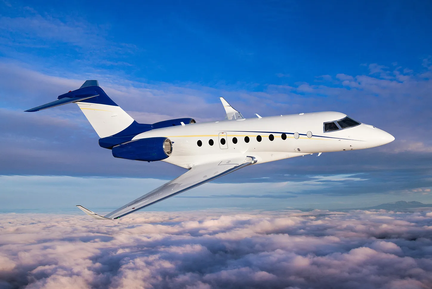 Marketing image of a 2023 Gulfstream G280.