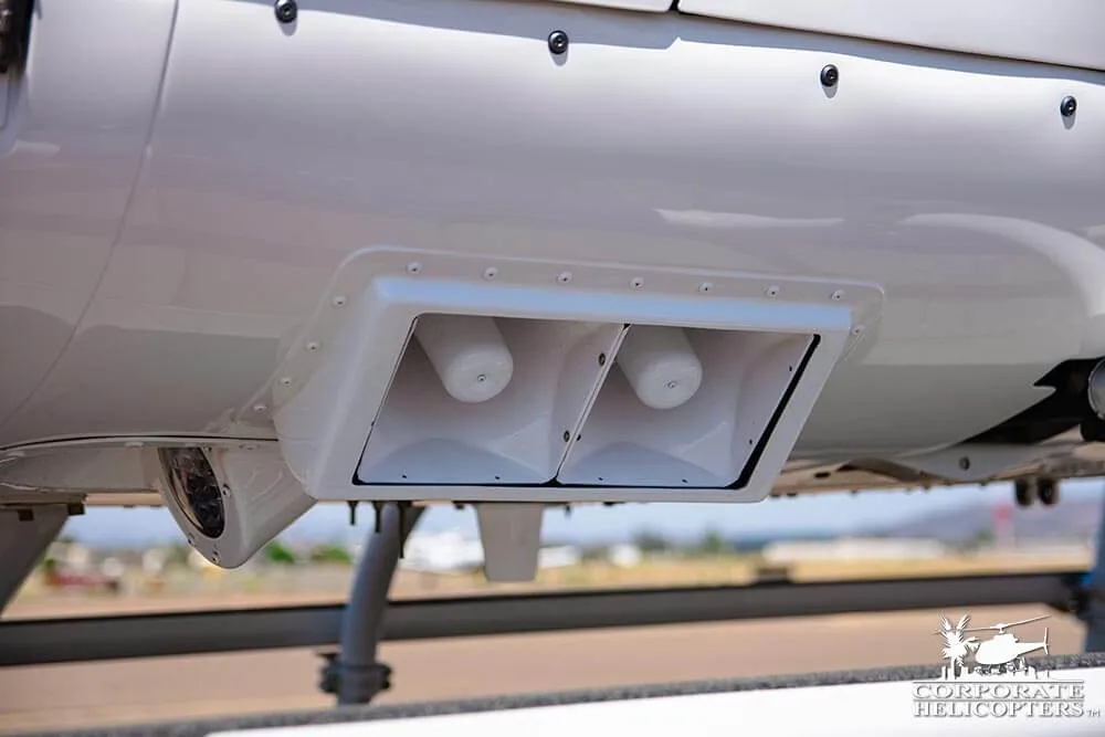 Engine detail of a 2011 Eurocopter AS350 B2.