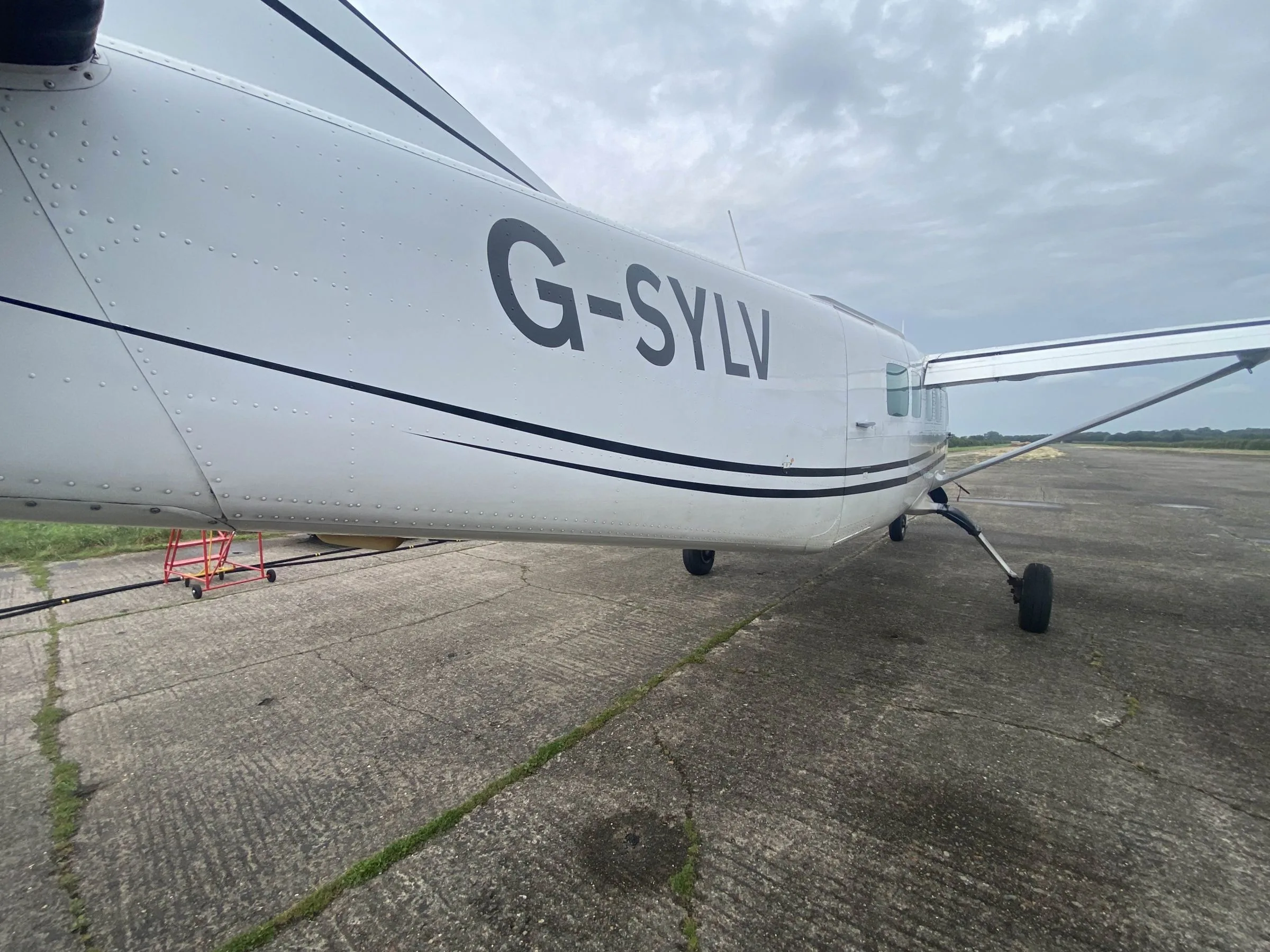 Exterior view of a 2002 Cessna 208B Grand Caravan.
