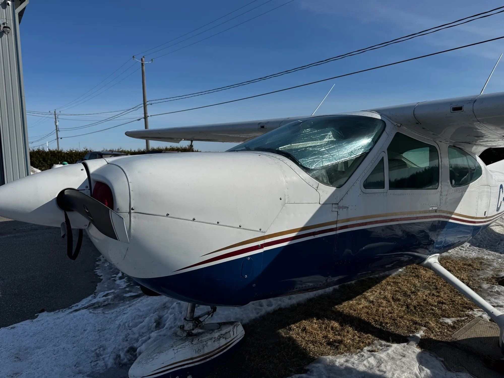 Exterior view of a 1973 Cessna 177B - Canadian Aircraft Sales.