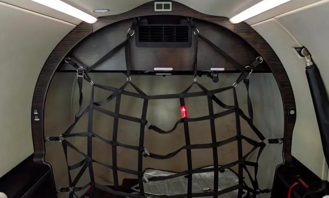Cabin interior of a Pilatus.