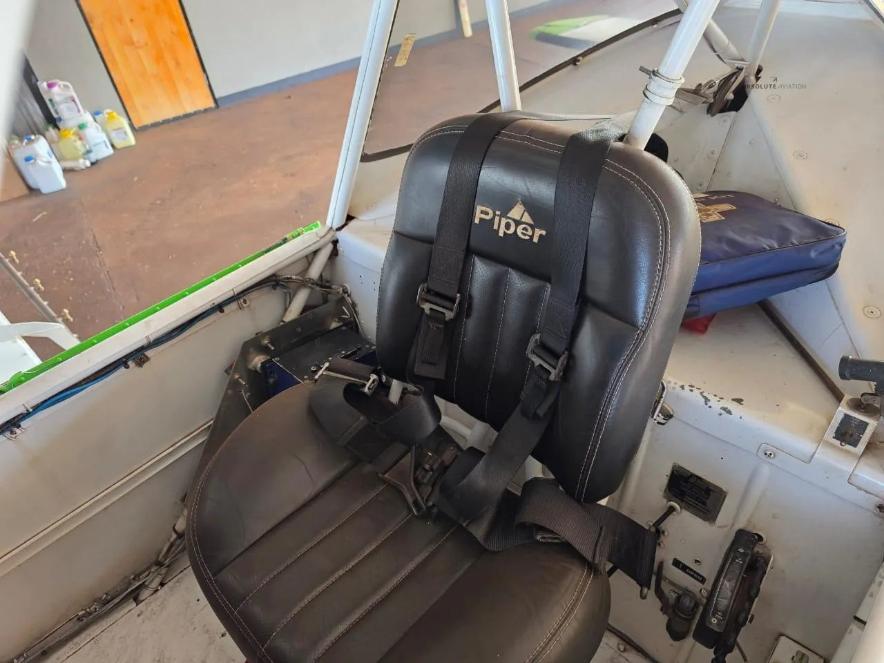 Cabin interior of a 1974 PIPER PAWNEE BRAVE.