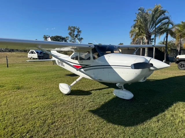 Exterior view of a 1982 Cessna TR182, VH-IVL.