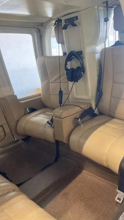 Cabin interior of a 1979 BELL 206L-1.