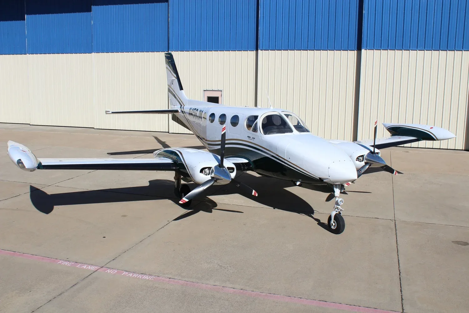 Exterior view of a Lonestar Aircraft Sales 340 — Lonestar Aircraft Sales.