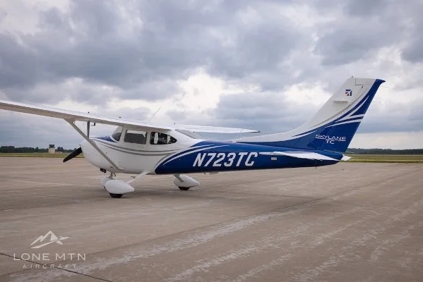 Exterior view of a 2024 Cessna T182T.
