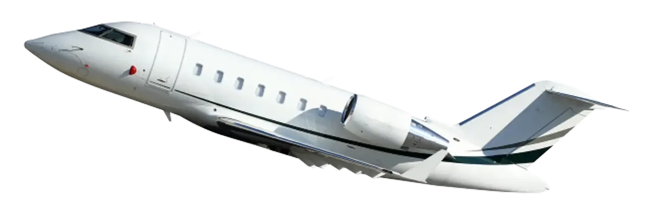 Marketing image of a Bombardier CHALLENGER 605.