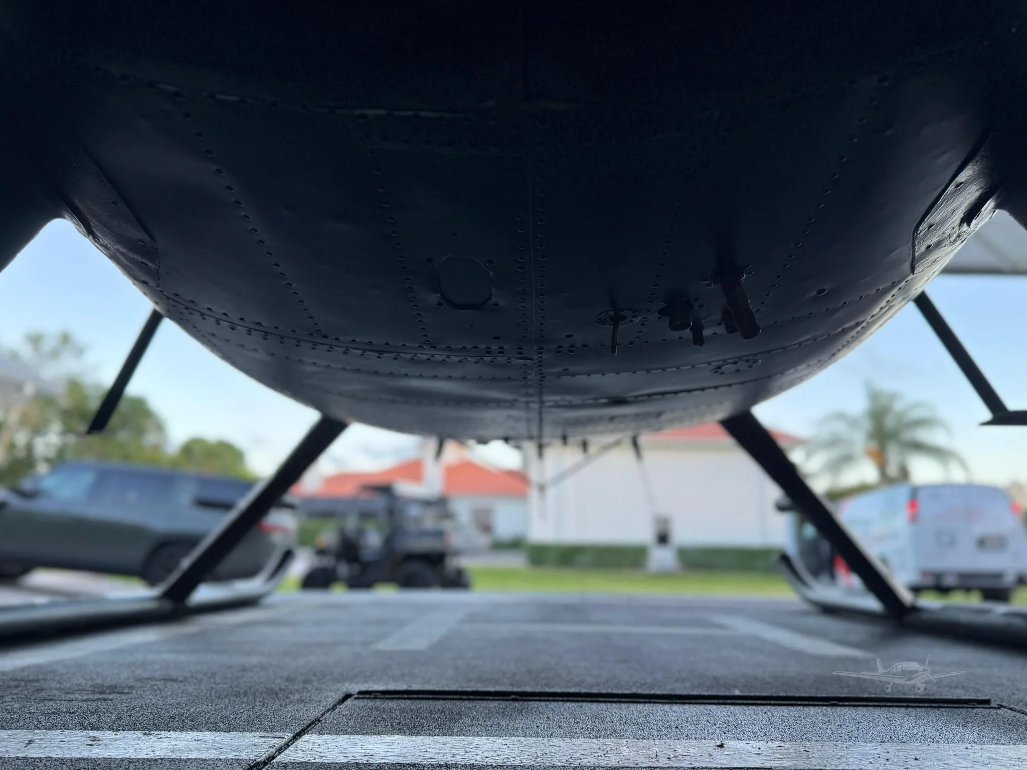 Engine detail of a 1967 HUGHES 369A.