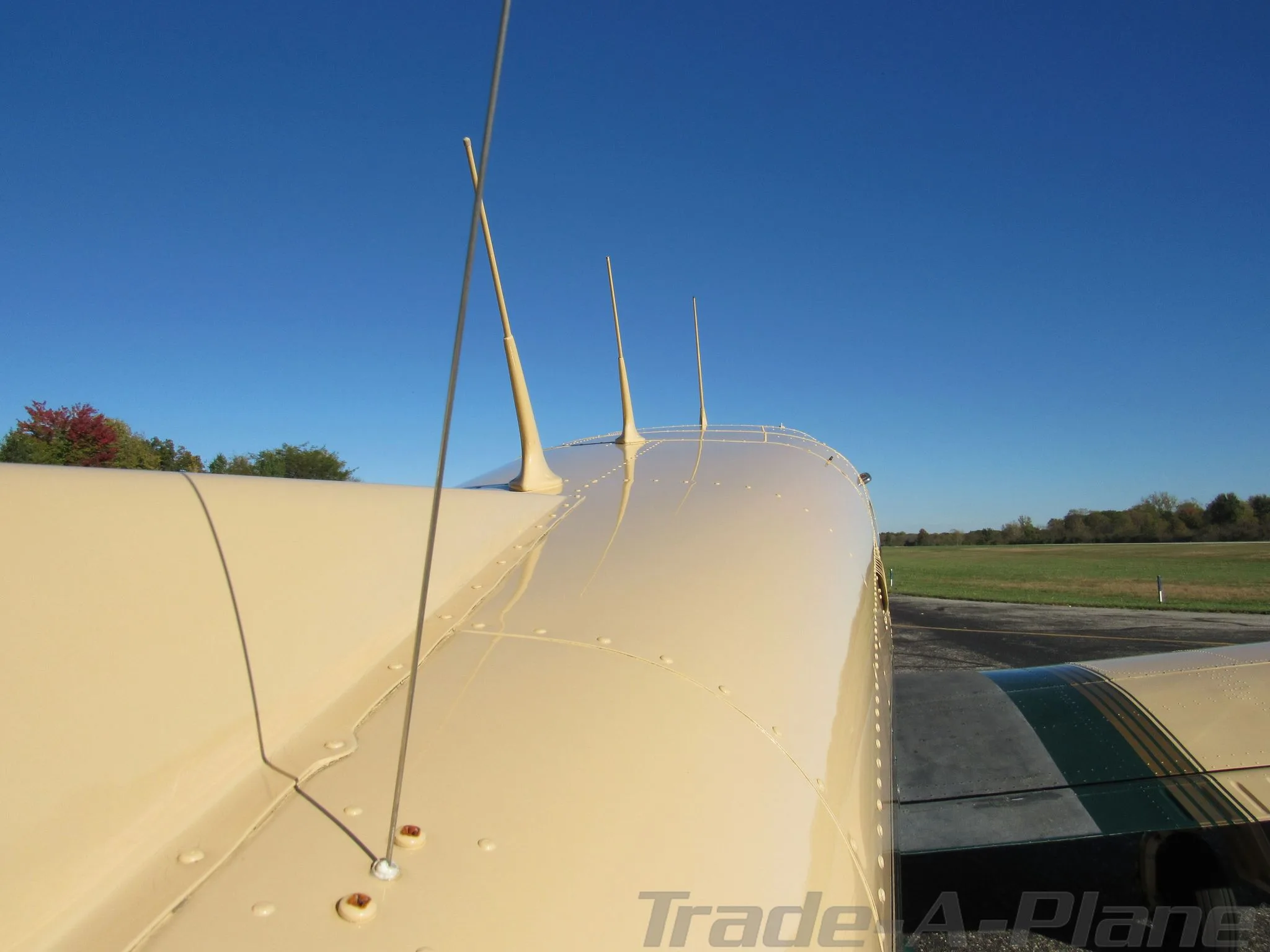 Engine detail of a 1979 PIPER TURBO ARROW IV.