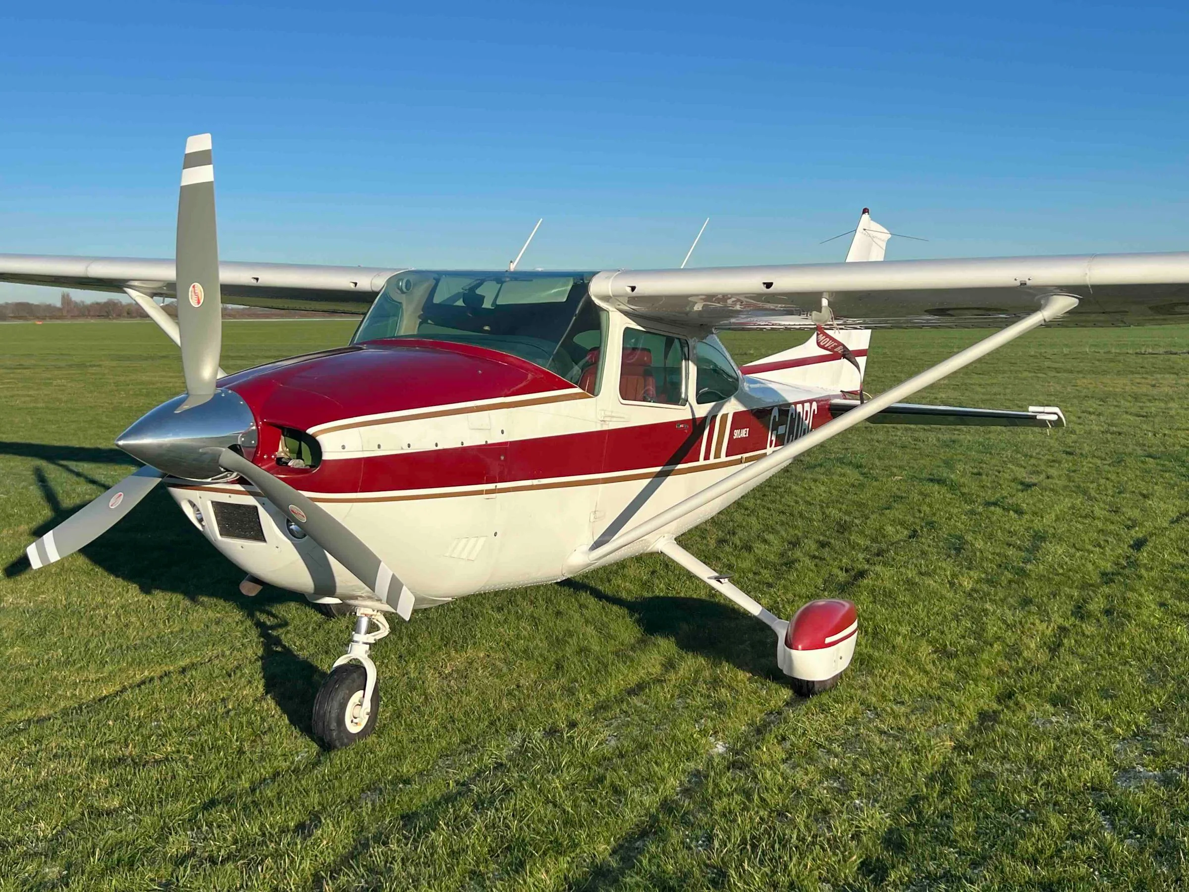 Exterior view of a 1979 Cessna 182Q Skylane.