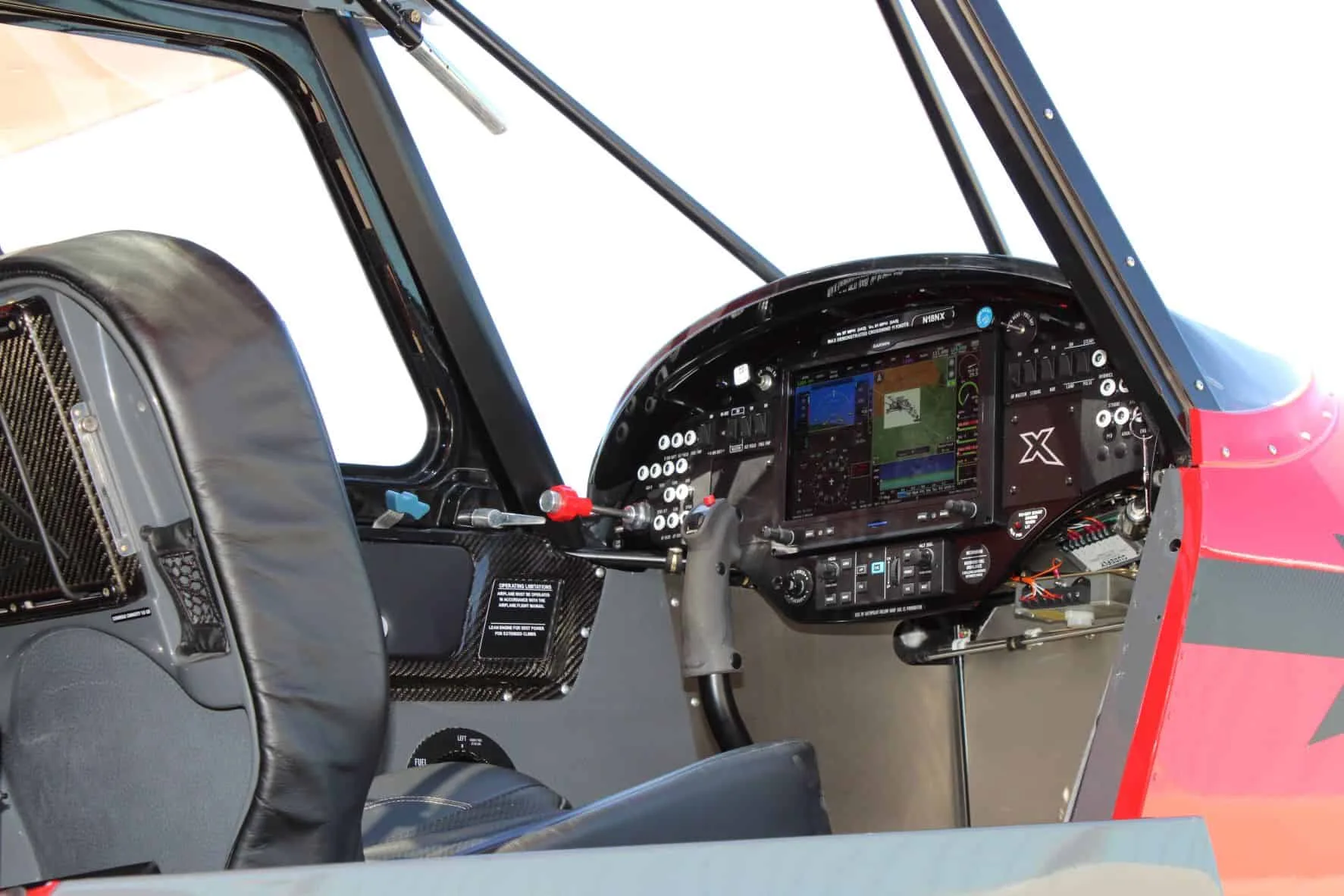 Avionics suite of a 2021 CubCrafters NXCUB.