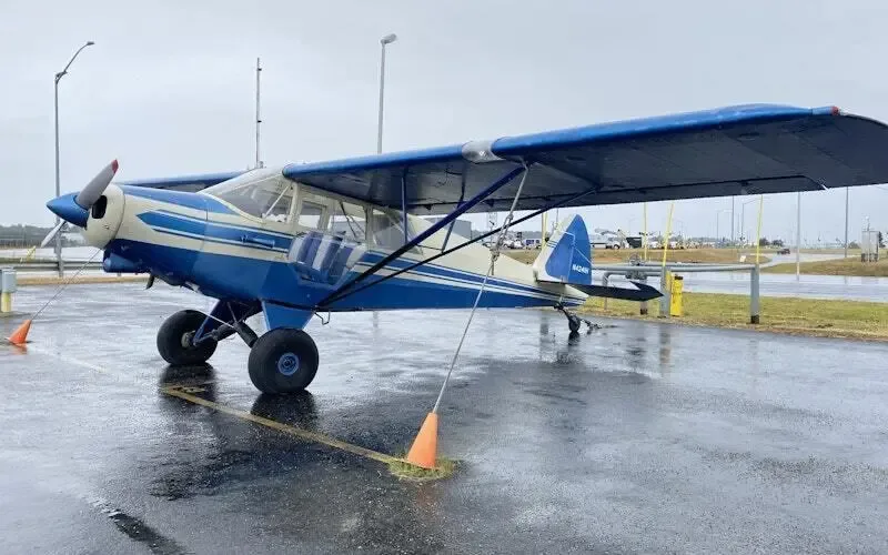 Exterior view of a 1967 Piper PA-28-180 Cherokee/Archer.