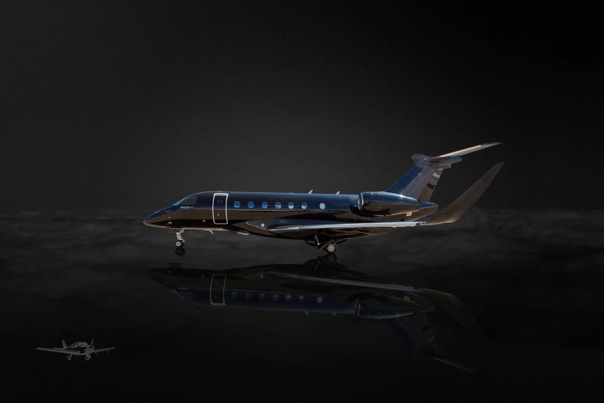 Marketing image of a 2026 EMBRAER PRAETOR 600.