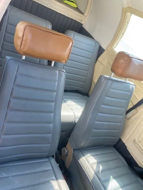 Cabin interior of a 1969 Mooney M20C Ranger.
