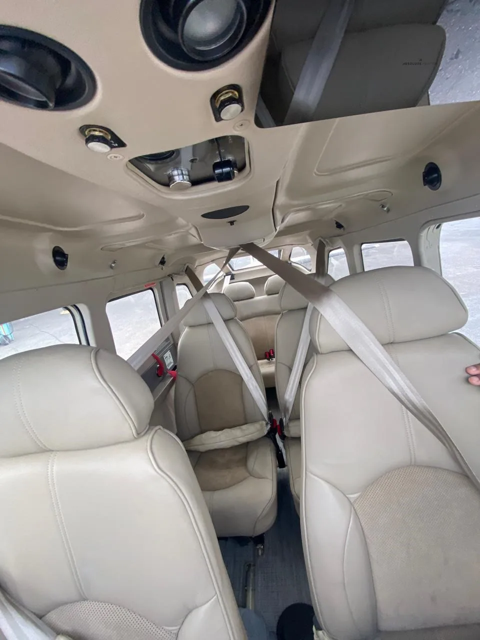 Cabin interior of a 2023 CESSNA TURBO 206H STATIONAIR HD.
