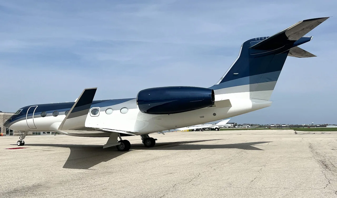 Exterior view of a 2023 Gulfstream G500 | Leviate Air Group.