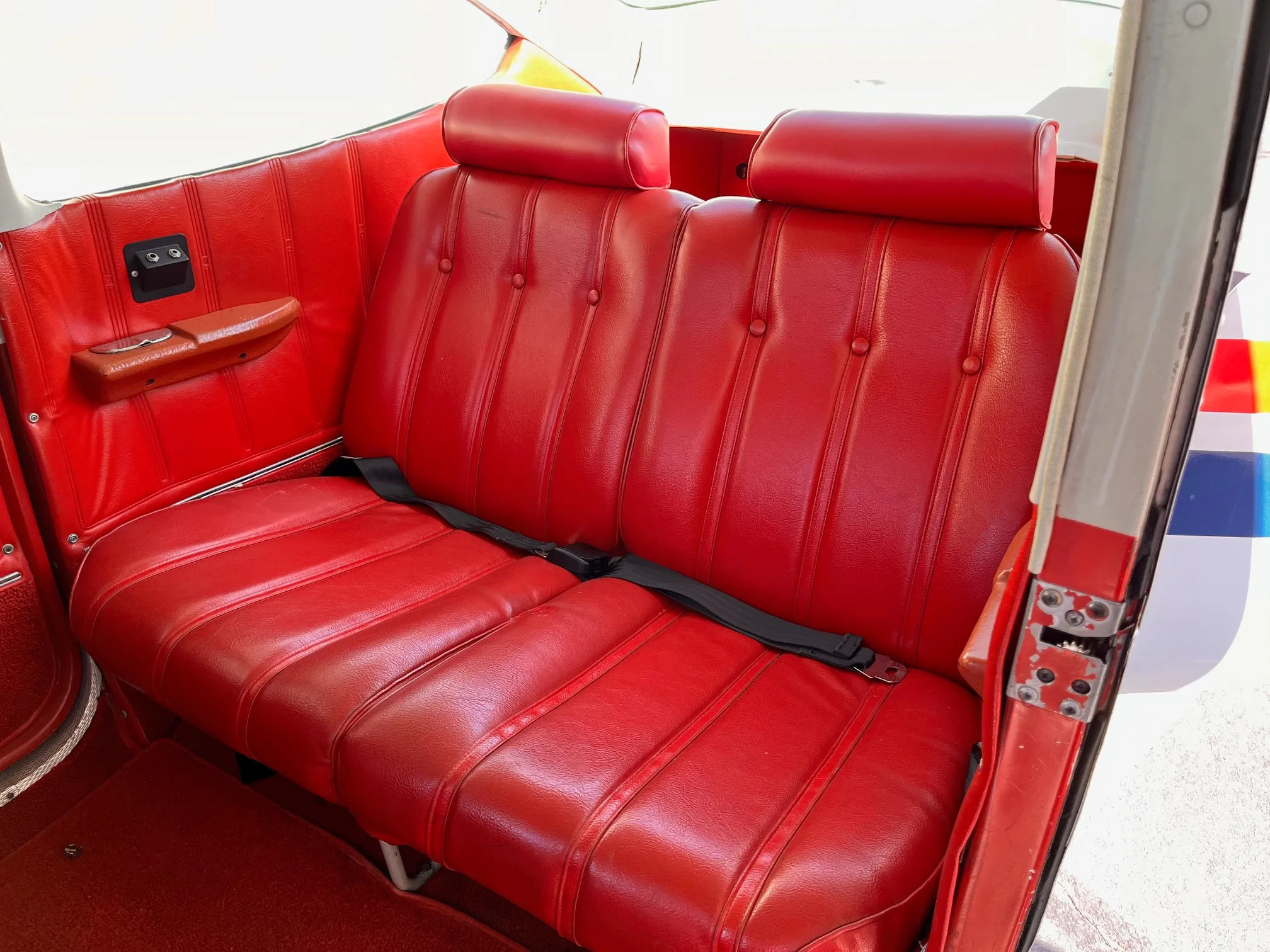 Cabin interior of a 1978 Cessna 182Q Skylane - $165,000 - N5868M (Very local to Placerville).