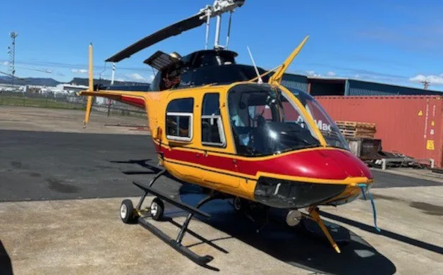 Marketing image of a 1977 Bell 206B-3.