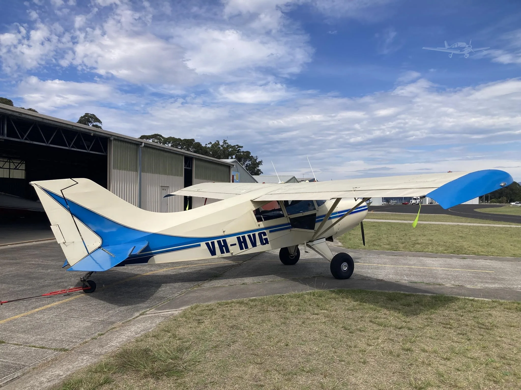 Exterior view of a 1977 MAULE M5-235, VH-HVG.