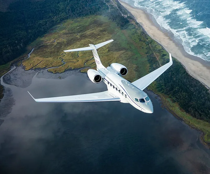 Marketing image of a 2023 Gulfstream G500 | Leviate Air Group.