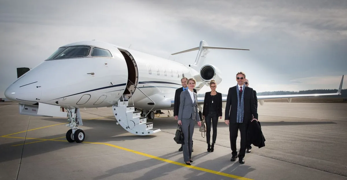 Exterior view of a 2008 Hawker 900XP.
